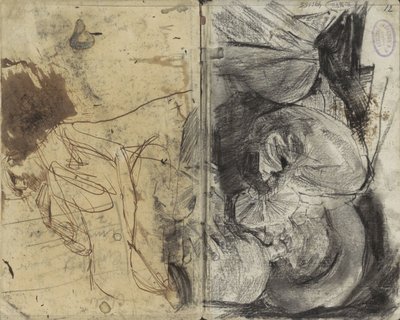 Uomo che beve in abiti del XVII secolo e un uomo seduto da George Hendrik Breitner