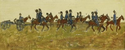 Ussari in manovra da George Hendrik Breitner