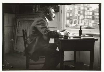 Ritratto di Willem Witsen alla finestra della sua barca da George Hendrik Breitner