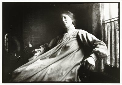 Ritratto di una donna sconosciuta a casa di Breitner da George Hendrik Breitner