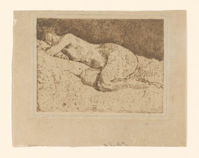 Nudo femminile reclinato da George Hendrik Breitner