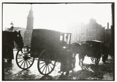 Carrozze sulla Piazza Dam ad Amsterdam da George Hendrik Breitner