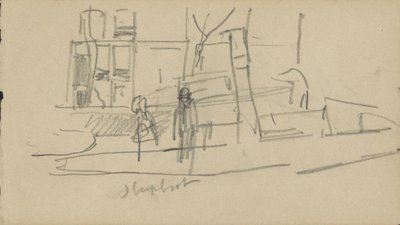 Rimorchiatore in un canale da George Hendrik Breitner