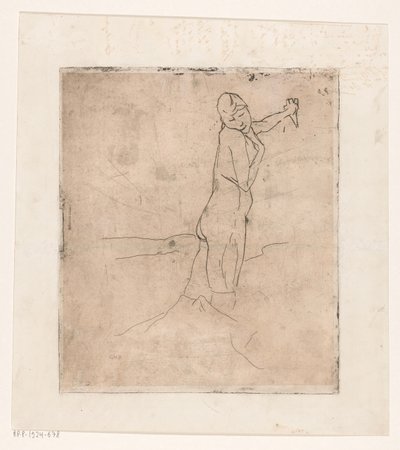 Donna nuda in piedi da George Hendrik Breitner