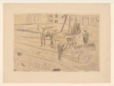Lavori nel cantiere Sint Agnietenstraat ad Amsterdam da George Hendrik Breitner
