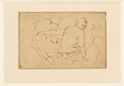 Donna seduta semi-nuda da George Hendrik Breitner