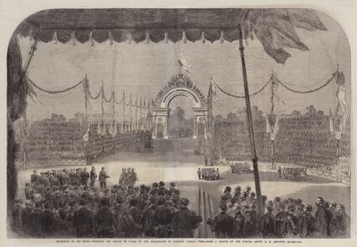 Accoglienza di Sua Altezza Reale il Principe di Galles dagli abitanti di Toronto, Canada Ovest da George Henry Andrews