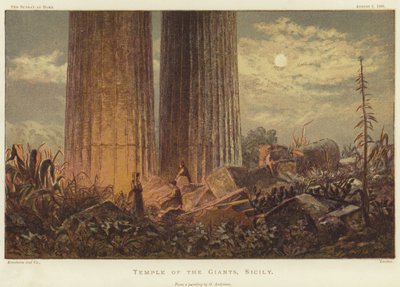 Tempio dei Giganti in Sicilia da George Henry Andrews