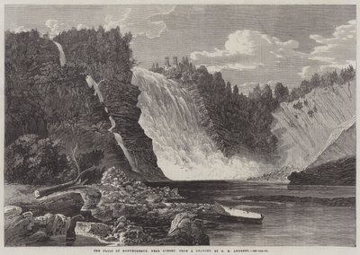 Le cascate di Montmorency, vicino a Quebec da George Henry Andrews