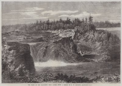 Le cascate della Chaudiere, vicino a Quebec da George Henry Andrews