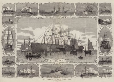 Il progresso della navigazione a vapore da George Henry Andrews
