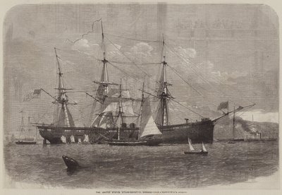 La corvetta a vapore degli Stati Uniti, Niagara da George Henry Andrews