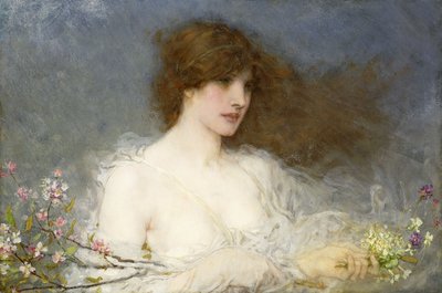 Un idillio di primavera, 1901 da George Henry Boughton