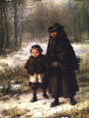 Una passeggiata mattutina invernale da George Henry Boughton