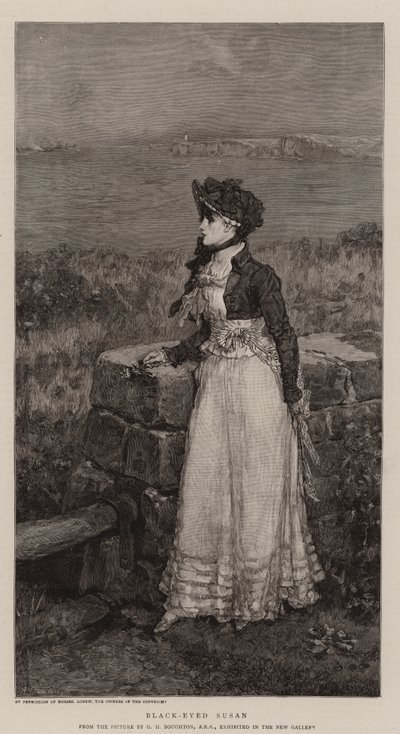 Susan dagli occhi neri da George Henry Boughton