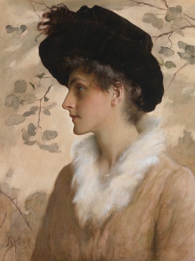 Ritratto di una signora, 1888 da George Henry Boughton