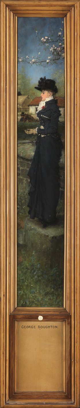 Pronta per una cavalcata, o La bella amazzone da George Henry Boughton