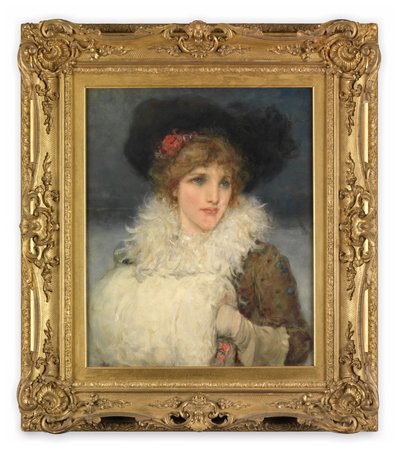 Donna, mezzo busto da George Henry Boughton