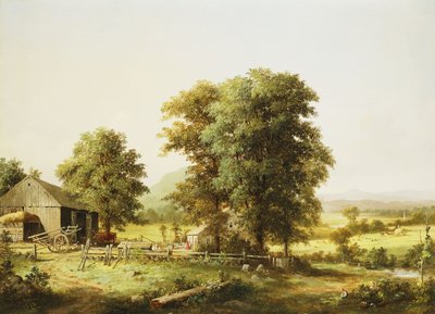 Scena di Fattoria Estiva, 1862 da George Henry Durrie