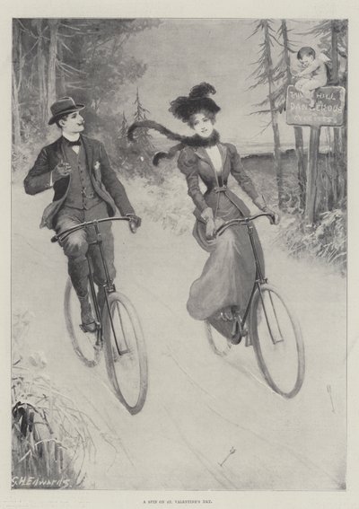 Un giro nel giorno di San Valentino da George Henry Edwards