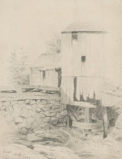 Il vecchio mulino, 1846 da George Henry Hall