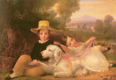 Ritratto di due bambini da George Henry Harlow