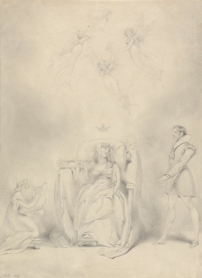 Il sogno della regina Caterina da George Henry Harlow