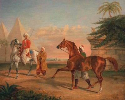 Mamelucco che acquista uno stallone arabo da George Henry Laporte
