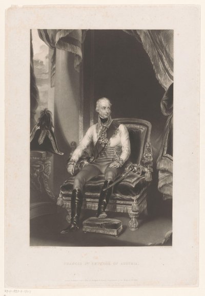 Ritratto di Francesco II Giuseppe Carlo, imperatore del Sacro Romano Impero da George Henry Phillips