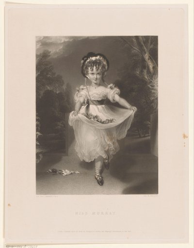 Ritratto di Louisa Georgina Augusta Anne Murray, Miss Murray da George Henry Phillips