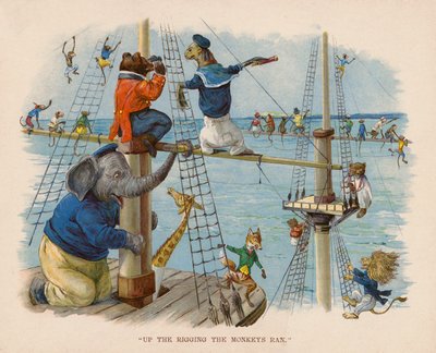 Illustrazione per Il viaggio degli animali al mare da George Henry Thompson