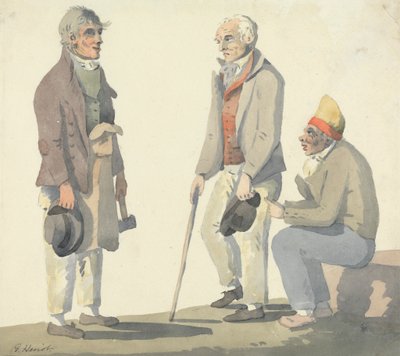 Studi di figure canadesi da George Heriot