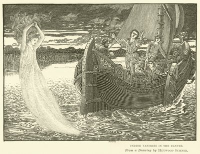 Undine scompare nel Danubio da George Heywood Maunoir Sumner