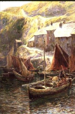 Barche da Pesca, Polperro, Cornovaglia da George Hillyard Swinstead