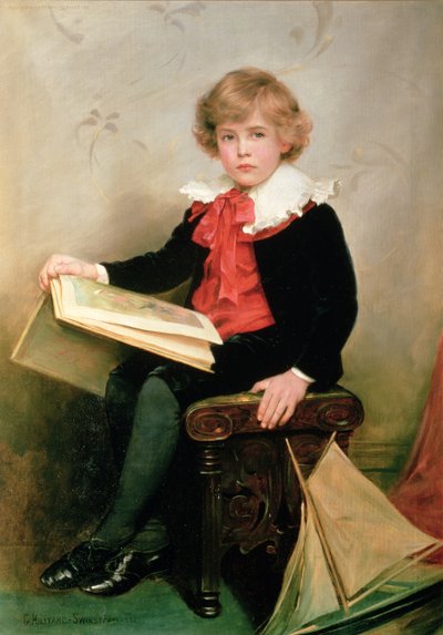 Ritratto di Norman Stewart Davies da George Hillyard Swinstead
