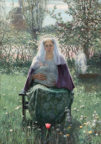 La Madre di Dio. 1892 da George Hitchcock