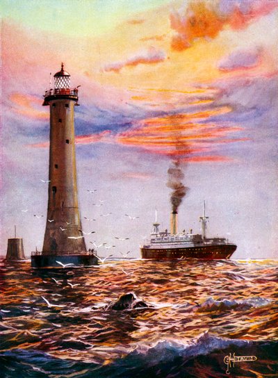 Faro di Eddystone, Plymouth da George Horace Davis