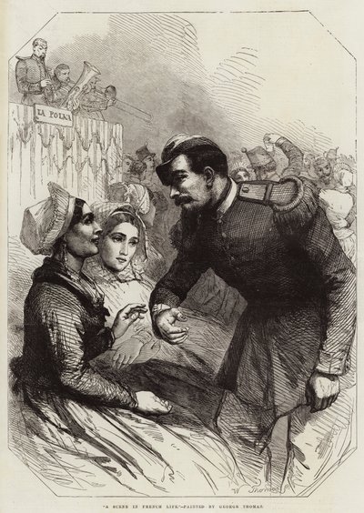 Una scena della vita francese da George Housman Thomas