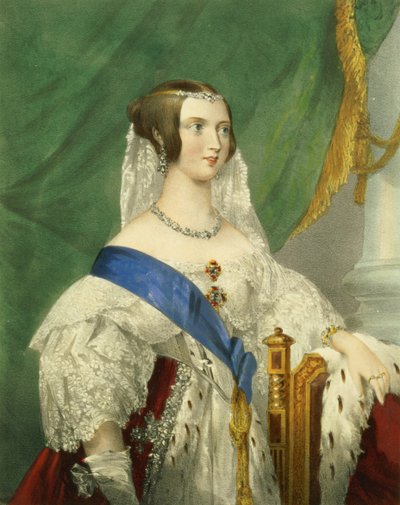 Sua Maestà la Regina Vittoria (1819-1901) incisa da James Henry Lynch (fl.1815-68) da George Howard