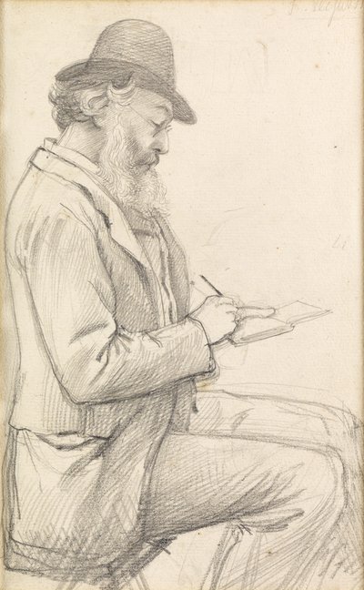 Lord Leighton che disegna da George Howard