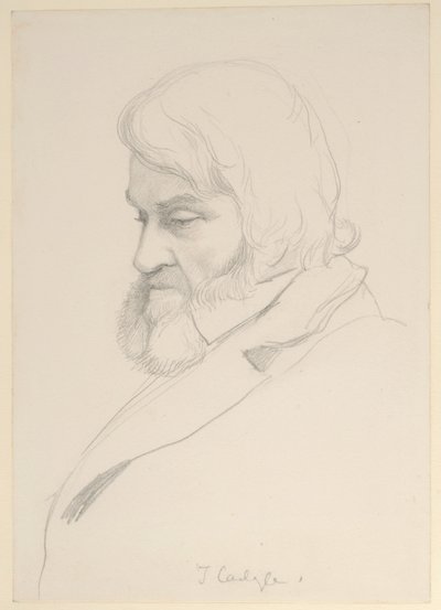Ritratto di Thomas Carlyle da George Howard