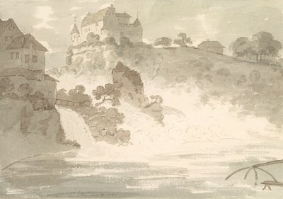 Cascate a Schauffhausen, 1782 da George Howland Beaumont