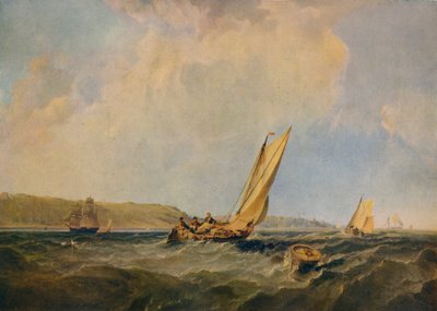 Soffiando forte al largo di Cowes, 1834 da George Hyde Chambers