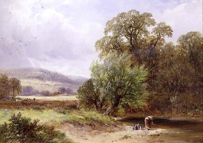 Un ruscello vicino a Barrow da George II Turner
