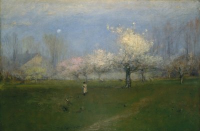Fiori di primavera, Montclair, New Jersey da George Inness
