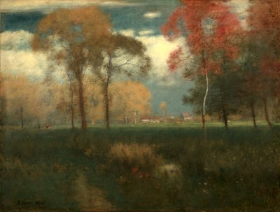 Giornata autunnale soleggiata da George Inness