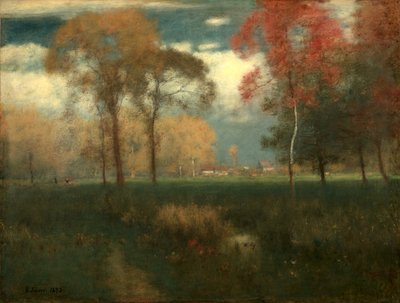 Giornata autunnale soleggiata da George Inness