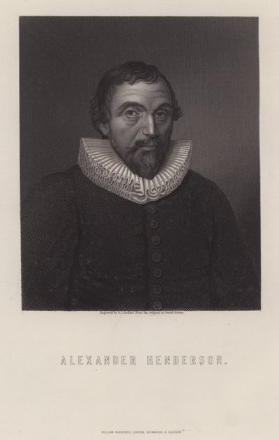Alexander Henderson, teologo scozzese da George J. Stodart