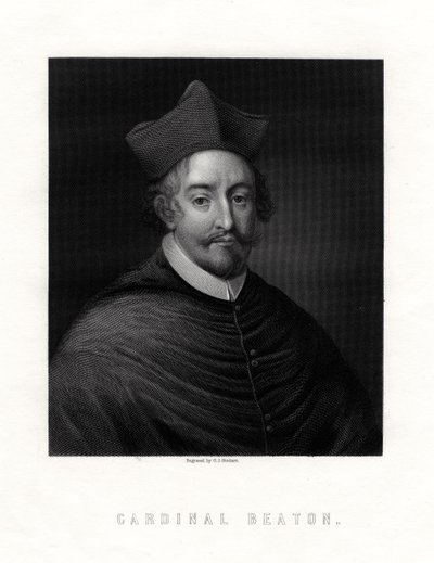 Cardinale David Beaton, c1494-1546, cardinale scozzese e arcivescovo di St Andrews da George J. Stodart