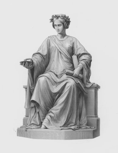 Medicina, incisa da G Stodart dalla statua di Ernst Hahnel da George J. Stodart